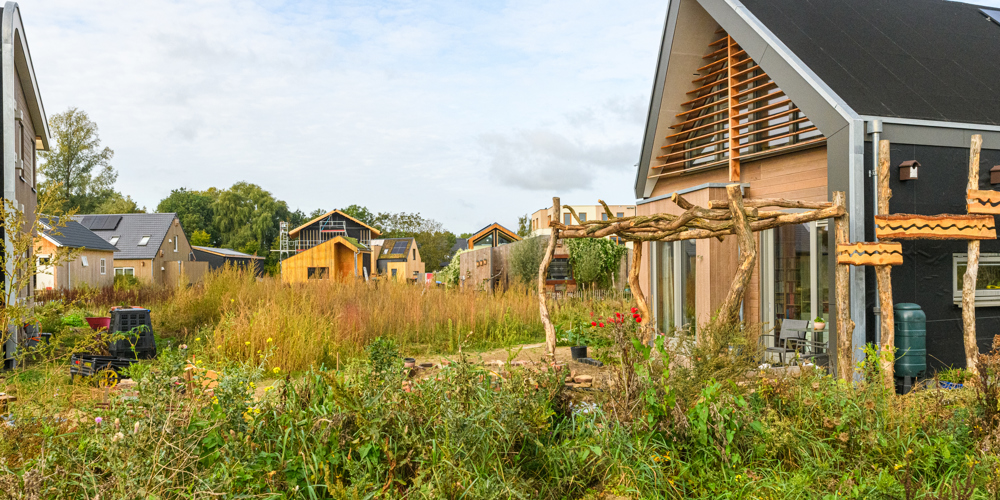 Woningen in Olstergaard met toekomstbestendige tuinontwerpen