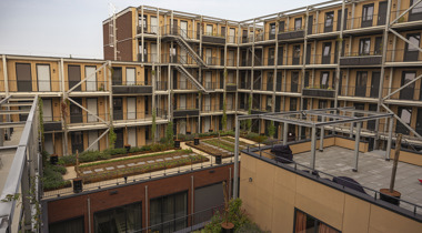 Het complex Bundle bestaat grotendeels uit demonteerbare studio’s